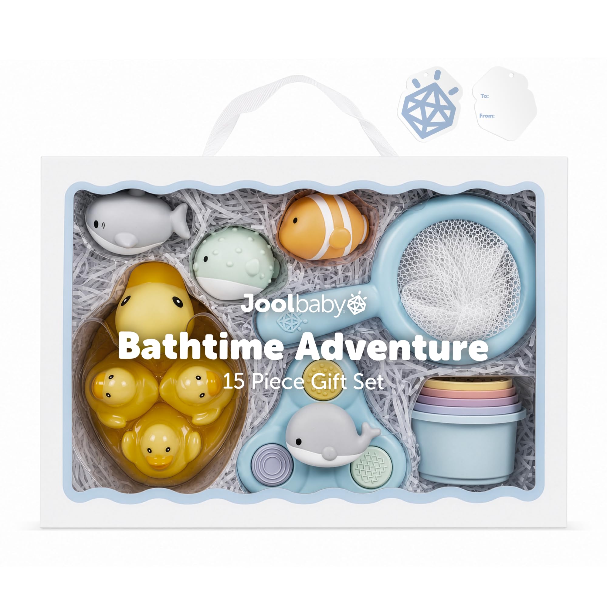 BABYL グッズセット Amazon.com: Jool Baby 15-Piece Bathtub Toys Gift Set with Bath Toy
