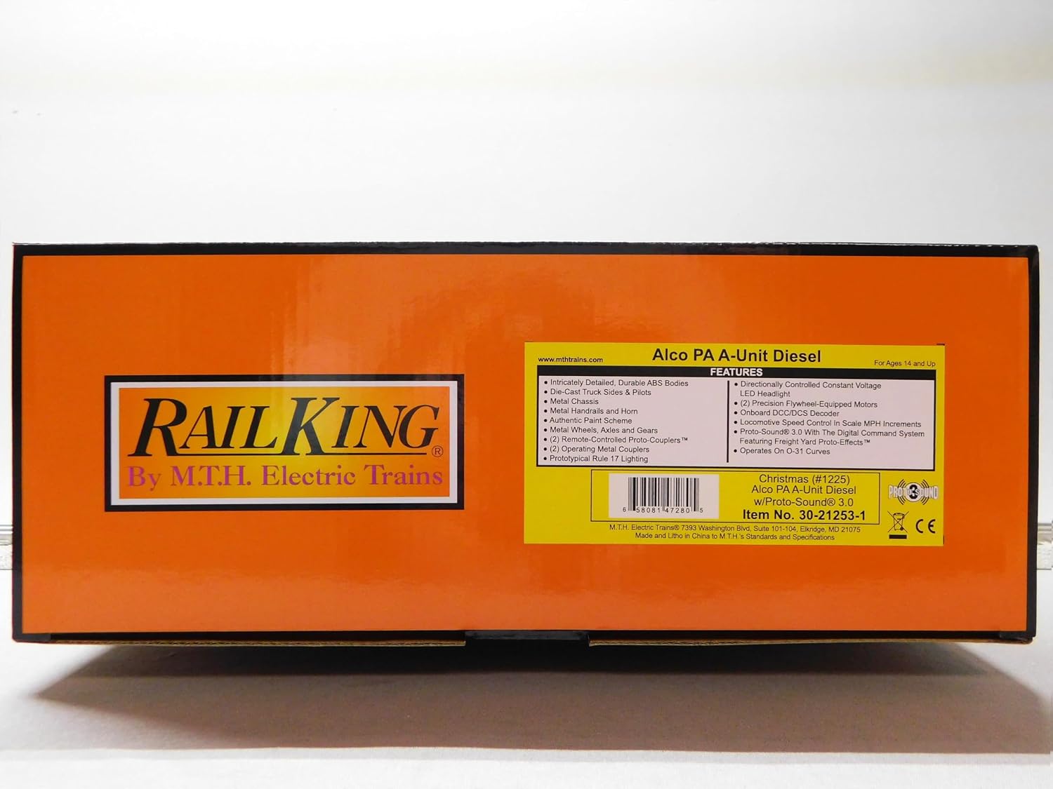 MTH RAILKING Christmas ALCO PA AA Diesel Engine Set O Gauge 30-21253-1