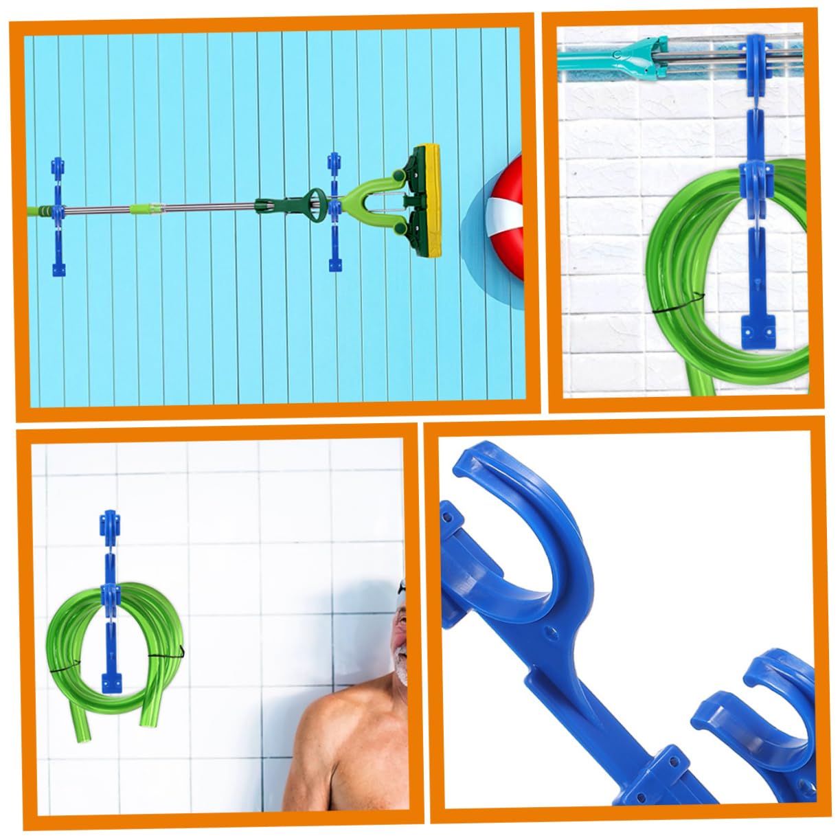 SOIMISS 5paia Per Piscina Organizer Per Asciugamani e Accessori e Resistenti Per e Stoccaggio