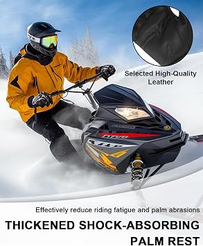RIGWARL Winter Gloves for Men Women, Waterproof, Touchscreen, Cold Weather