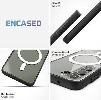 Amazon.com: Encased Magnetic Clear Case Designed for Samsung