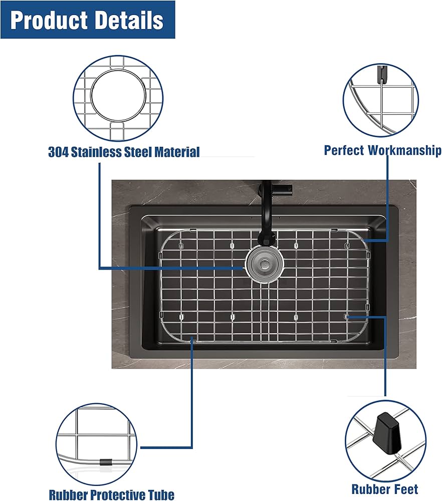 Amazon | LOCVCDA キッチンシンクグリッド 26インチ x 14インチ シンク