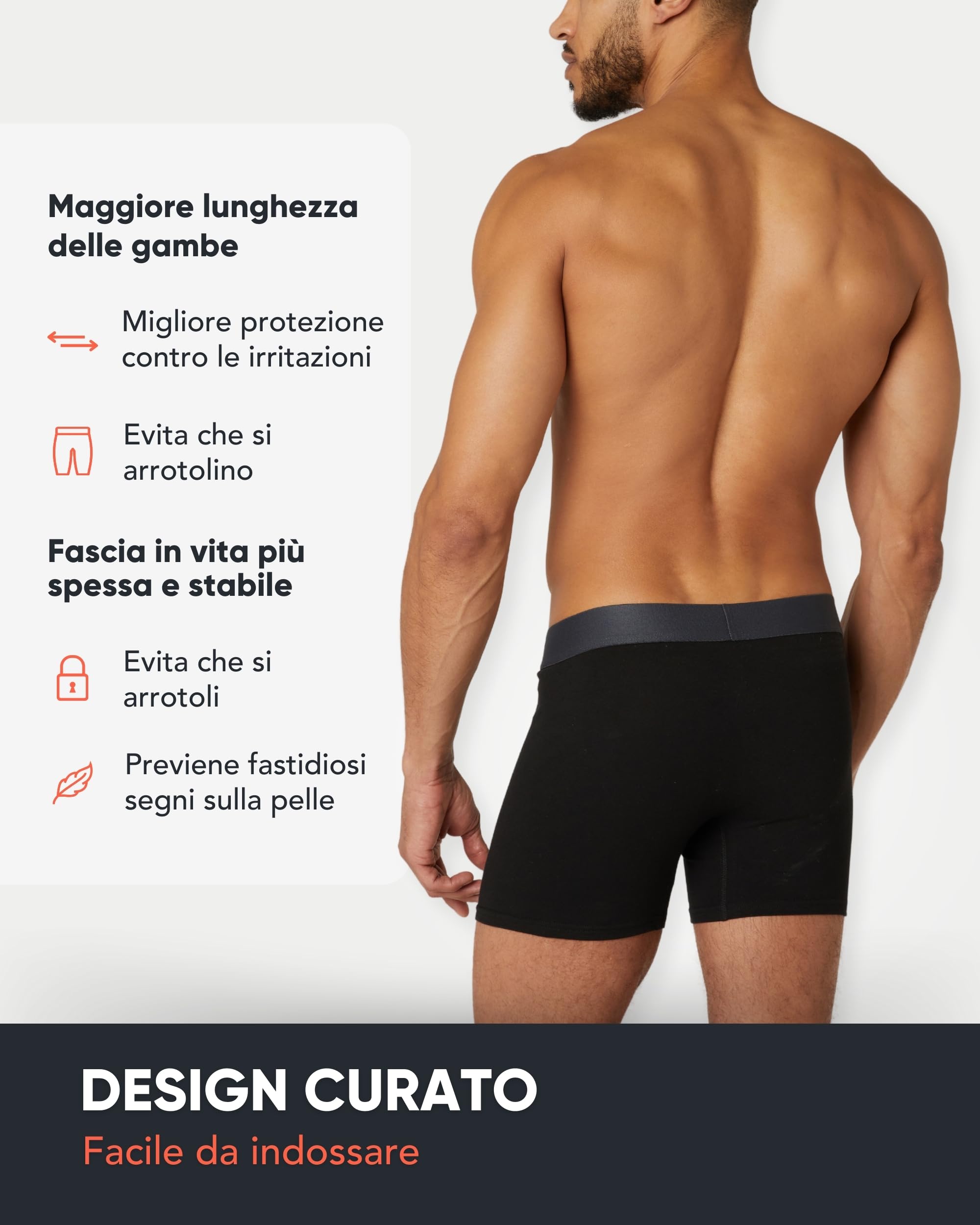 FM London Confezione da 7 Boxer Uomo, Senza Etichette - Mutande Uomo Ricche in Cotone - Boxer da Uomo Traspiranti, Morbidi ed Elastici