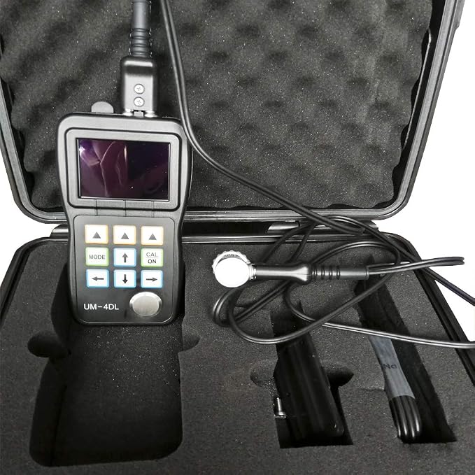 Medidor Digital de Espesor Ultrasónico UM-4DL 0.025'' a 20'' miniatura 4