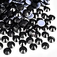 Vista 17 de Jollin Hot Fix - Diamantes de imitación de cristal con parte trasera plana, gemas de diamantes de imitación de 0.189 in (20 ss, 1440 unidades, rosa)