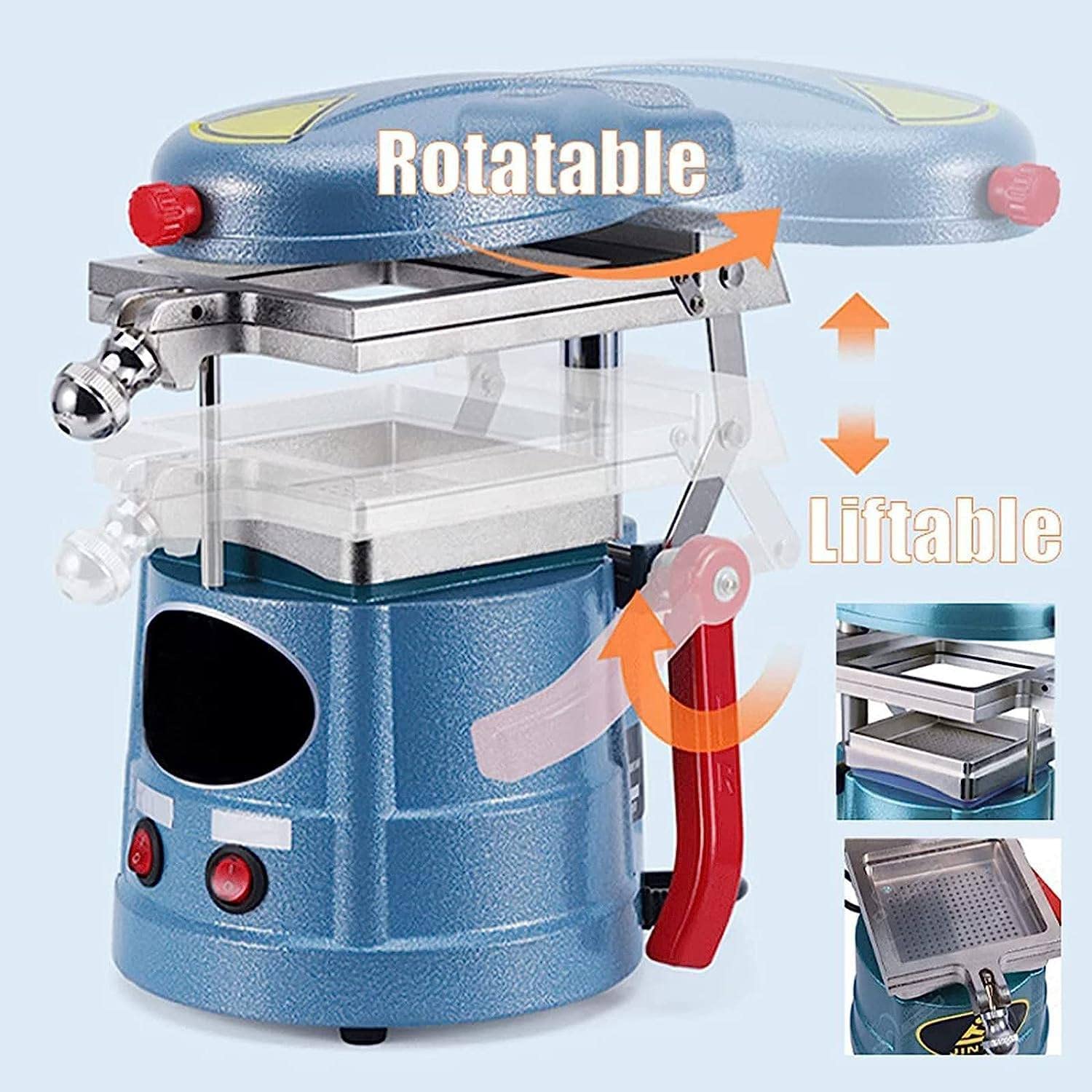 1000W laboratorium dentystyczne formowanie próżniowe 110V/220V laboratorium maszynowe Maquina Ferulas dent, ustalacz ortodontyczny maszyna do laminowania dentystycznego (220V/50H)