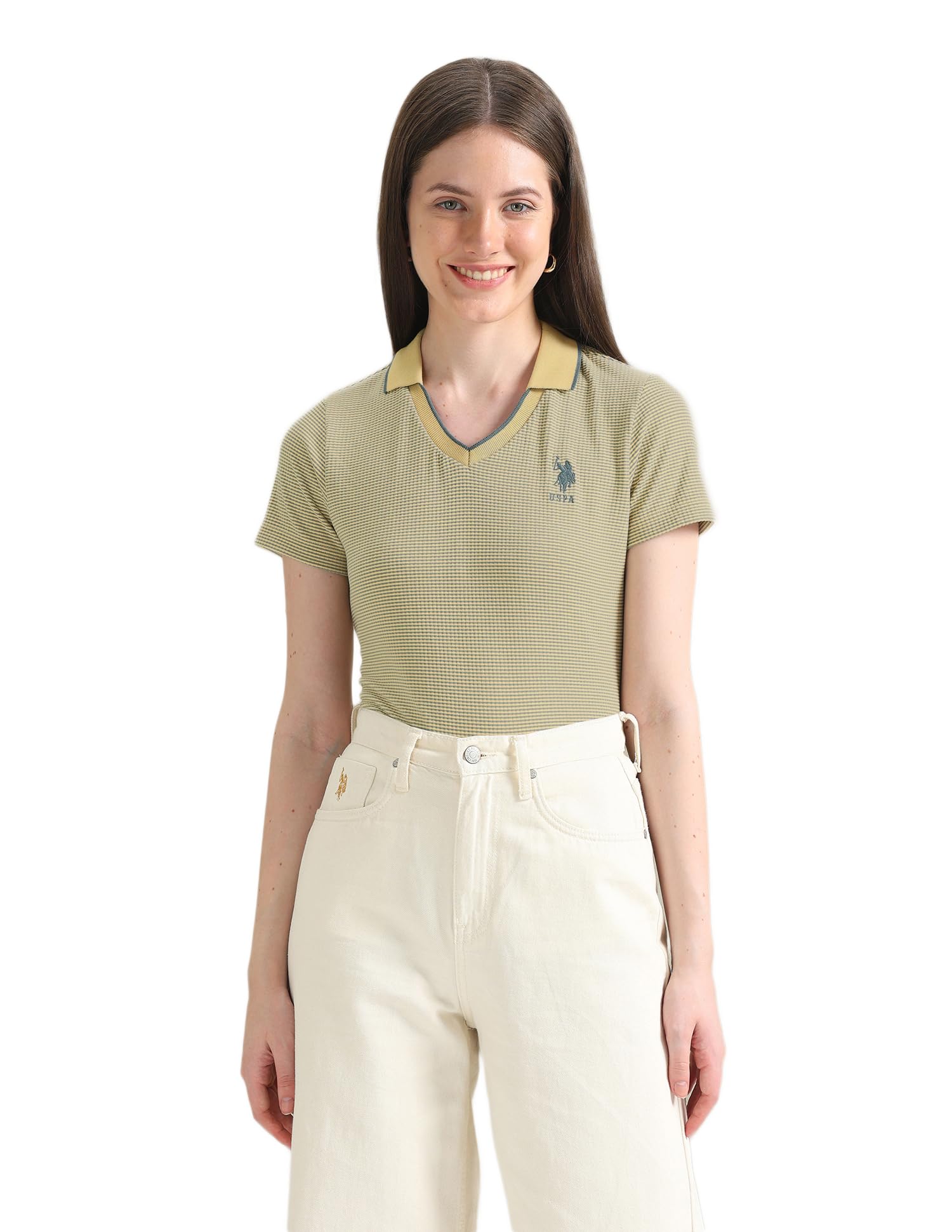 Women's Cotton Regular Fit Polo Shirt-image-16