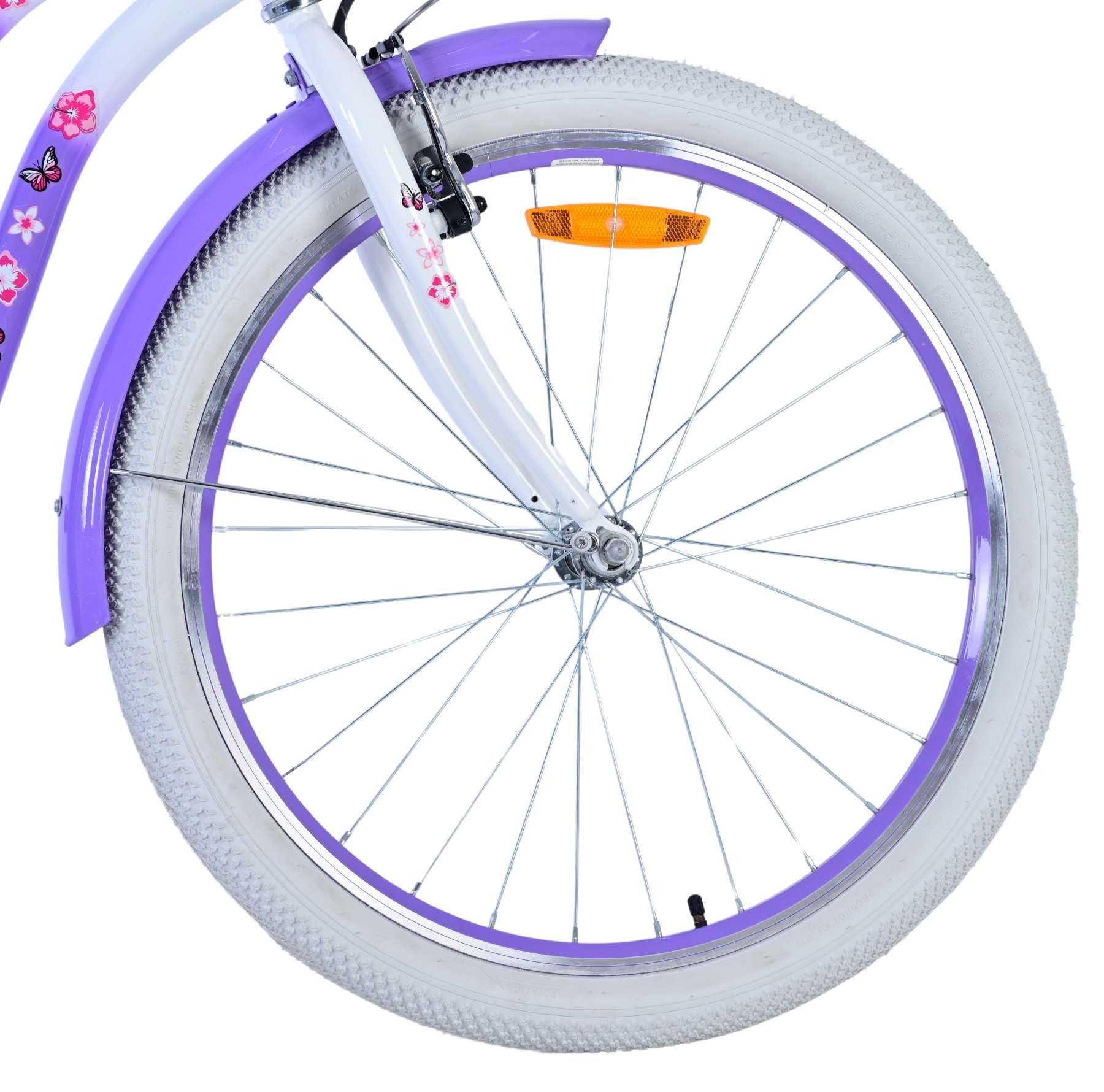 Volare Lovely Kinderfahrrad - Mädchen - 24 Zoll - Lila