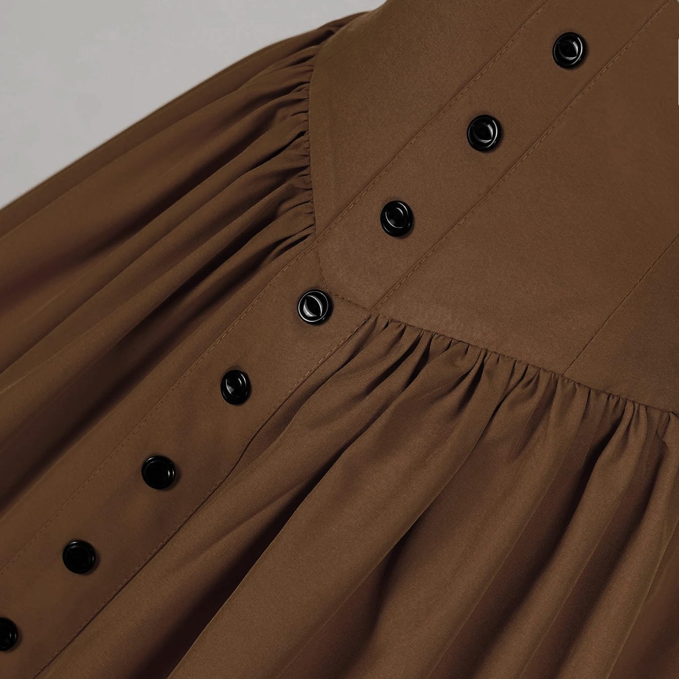 Women Victorian Skirt Medieval Renaissance Peasant Skirt Floor High Waisted Fluttering Long Skirt - Image 7