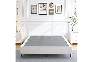 ALDRICH Box Spring King Size Foundation with Durable Metal Frame