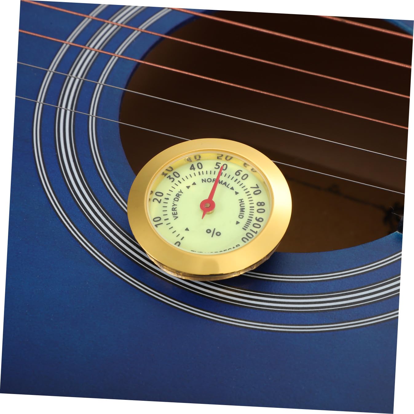2pcs Cigar Humidor Case Box Desktop Humidors Analog Hygrometer for Cigars and Accessories Round Mechanical Hygrometer