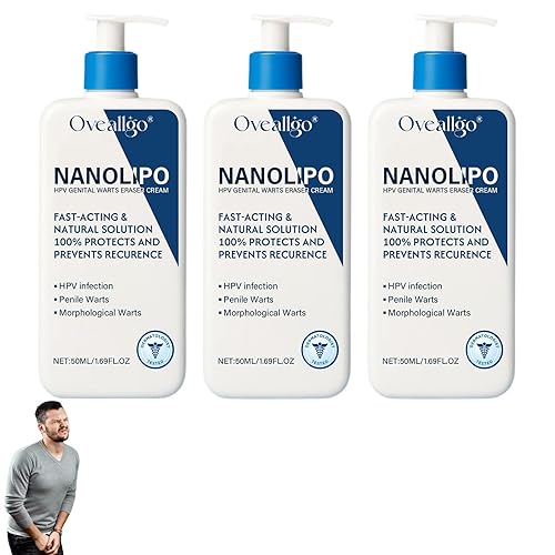 Oveallgo NanoLipo - Crema para borrar, crema profesional para hombres, crema calmante para la piel íntima-1.76 oz, con extractos naturales para todo