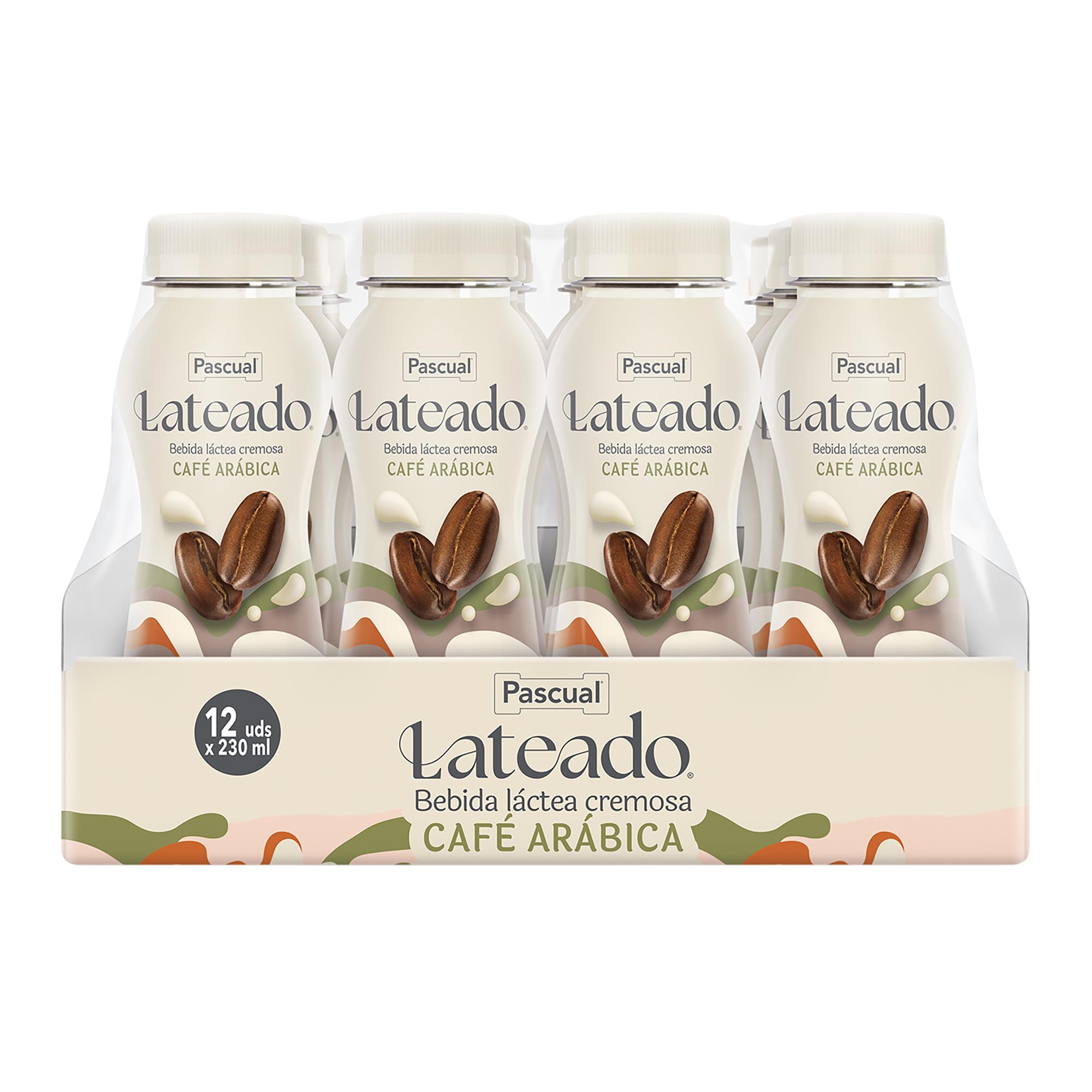 Pascual Lateado Batido Sabor Café Arábica Bebida Láctea Cremosa Caja 12 Briks 230 ml