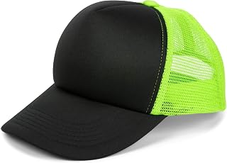 styleBREAKER Gorra de Malla Unisex de 5 Paneles, Gorra de Camionero, Gorra de béisbol, Cierre Ajustable Tipo Click y Snap 04023007