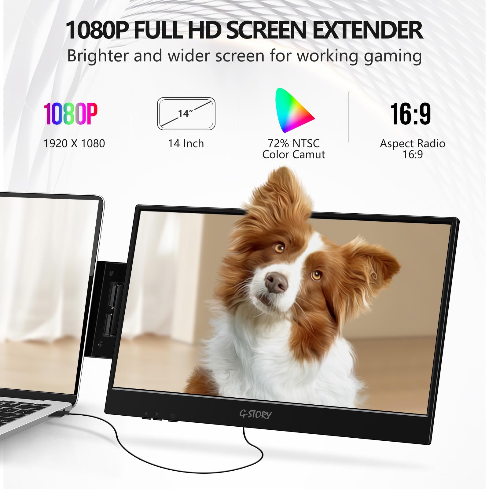 G-STORY クアッドモニター 14インチ フルHD 1080P 4画面 拡張 Amazon.com: G-STORY 14