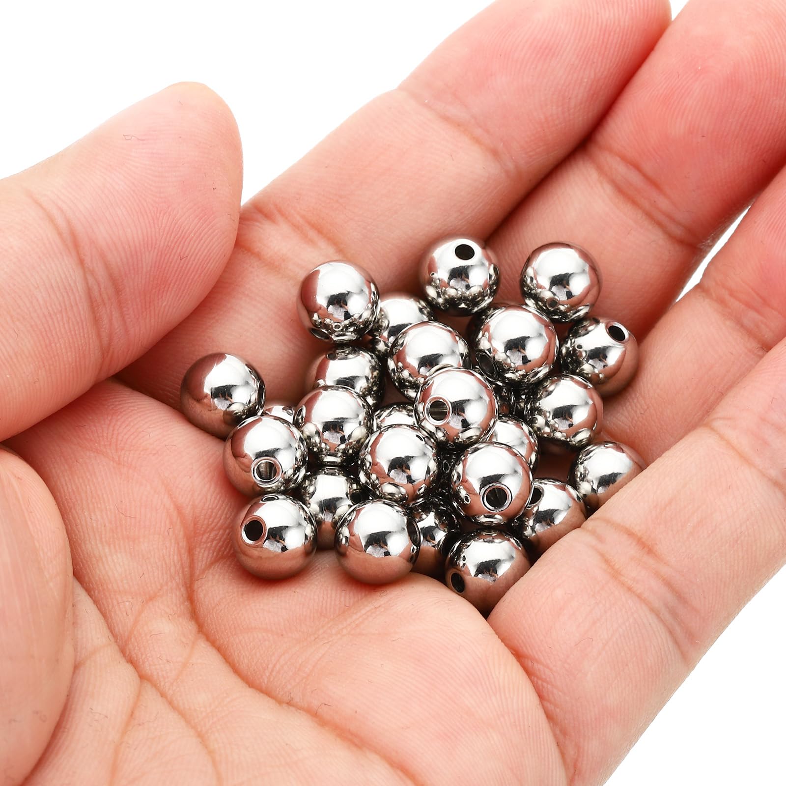 PATIKIL Smooth Round Spacer Beads - Image 3