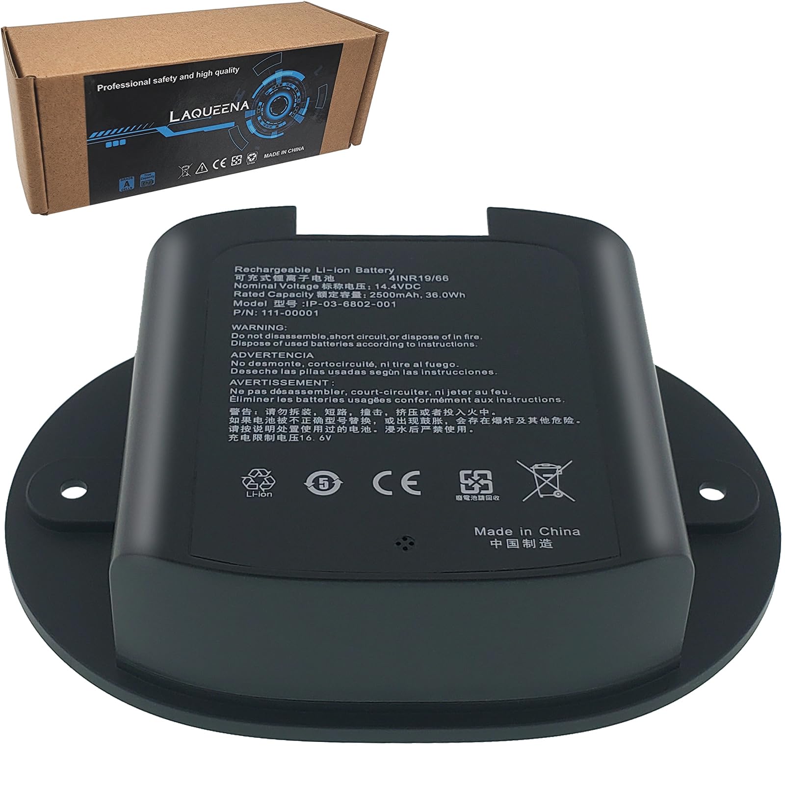 LAQUEENA Sonos-1 Battery Compatible with Sonos Move, MOVE1US1 111-00001 IP-03-6802-001 14.4V