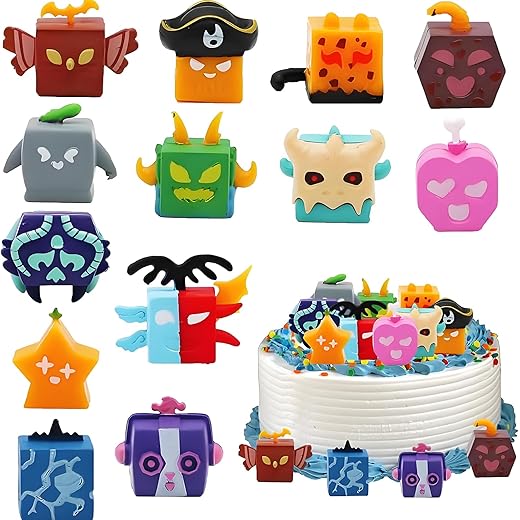 Anime Fruits Mini Figures Set 13 Pcs