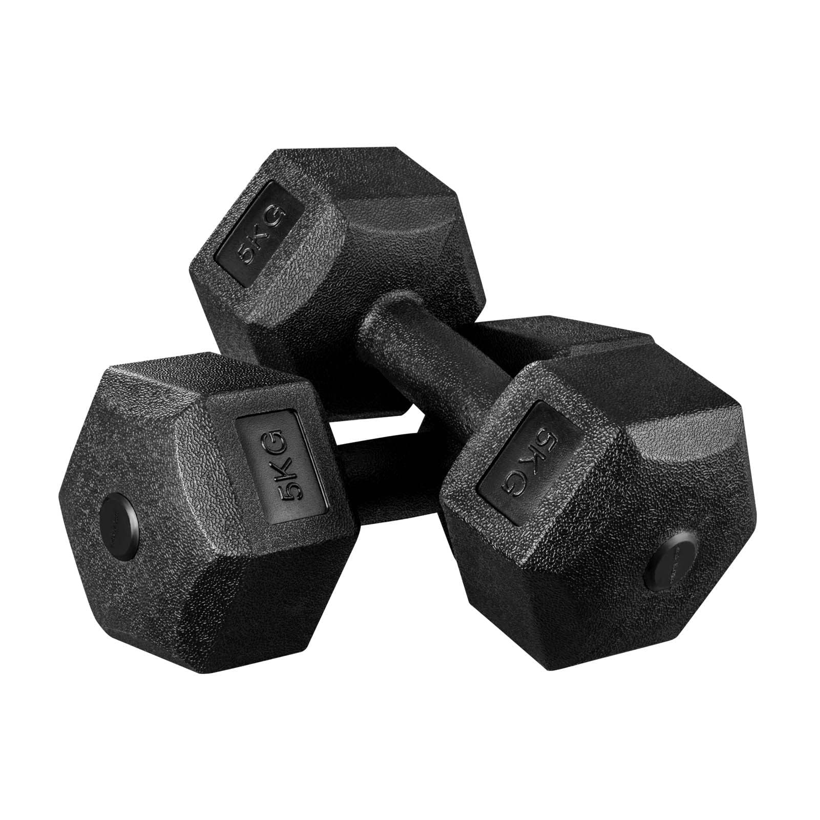 Youyijia 2PCS Dumbbells Pair 5kg Hexagon Dumbbells Set Arm Hand Weight Dumbbell Hand Weight Set Dumbbell Sports for Strength Training Home Workout Aerobic