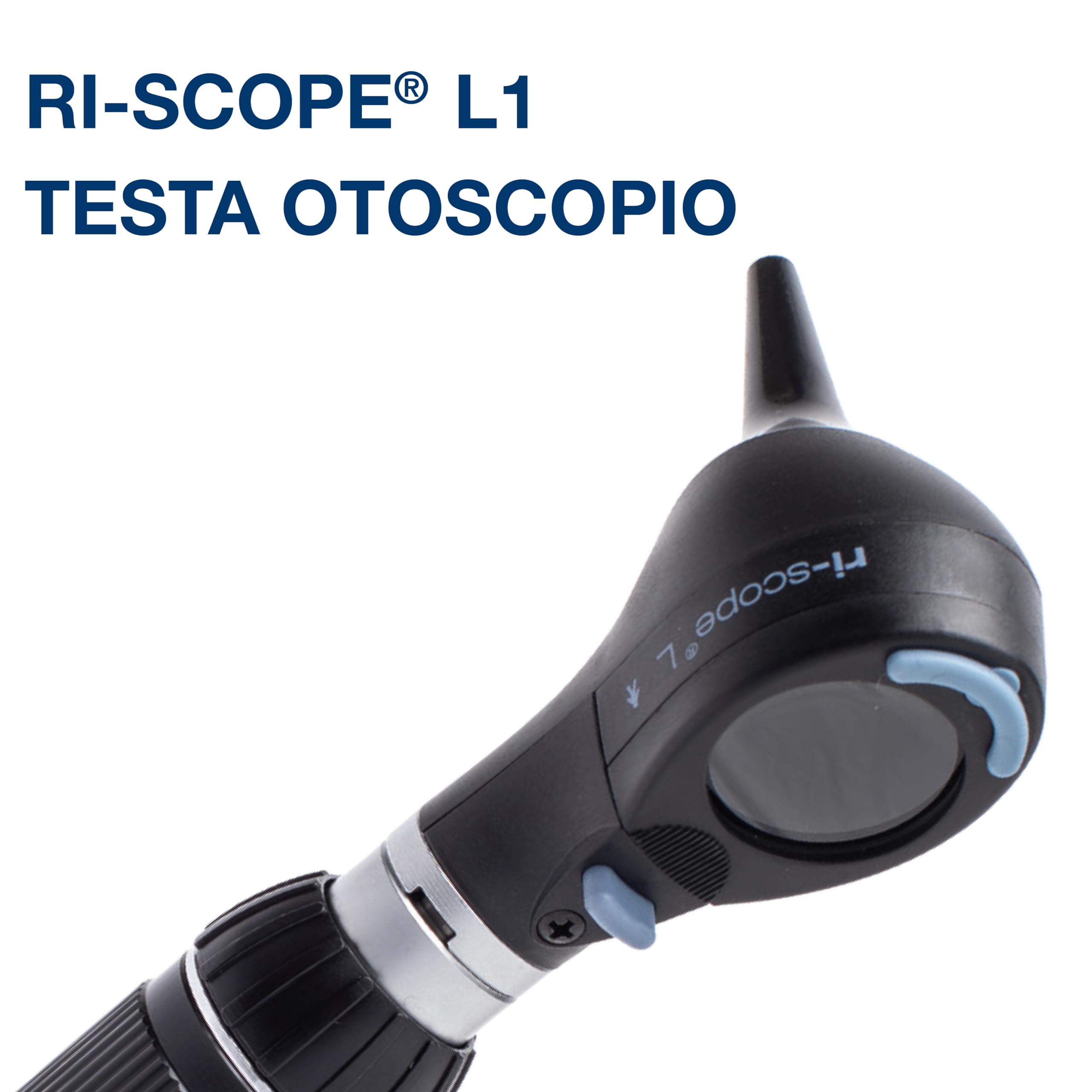 Riester Cabezal de Otoscopio Riester ri-scope, F.O. L2 3,5 V, Óptica de vidrio y tecnología led