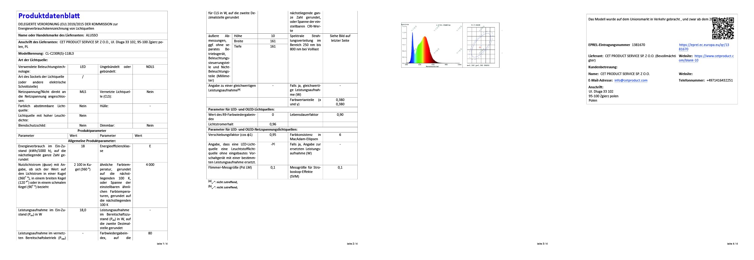 ALUSSO LED Röhre 120cm 6000K Kaltweiß, 18W T8 Leuchtstoffröhre 10-er Pack | Hohe Helligkeit 1800LM ersetzen 36W, Inklusive G13 Starter, 210° Abstrahlwinkel, Geeignet für Büros, Garagen, Lagerhallen