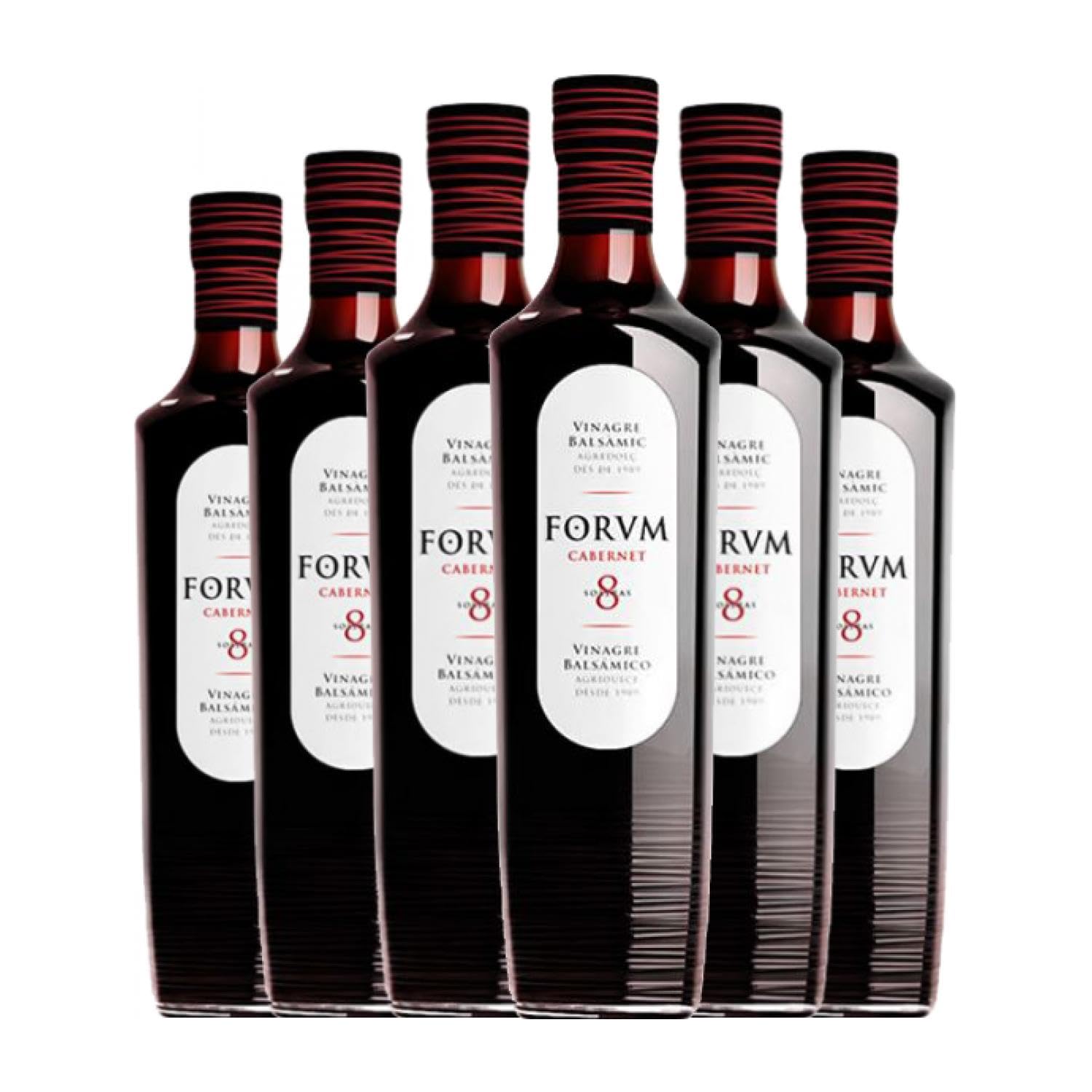 Vinagre Augustus Cabernet Forum Cabernet Sauvignon Botellín 25 cl (Caja de 6 Botellín de 25 cl)
