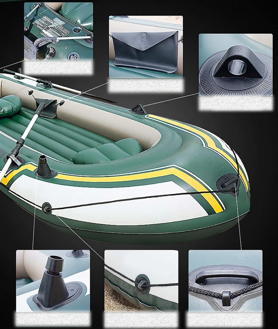 Schlauchboot, doppelt verdickt, Kajak, Seahawk, Schlauchboot, Luftkissen, Fischerboot, Ladungsboot, zusammenklappbar, für 2 Personen, Wassersport