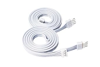 Litcessory Extension Cable for LIFX Z Lightstrips 3.3ft, 2 Pack, White