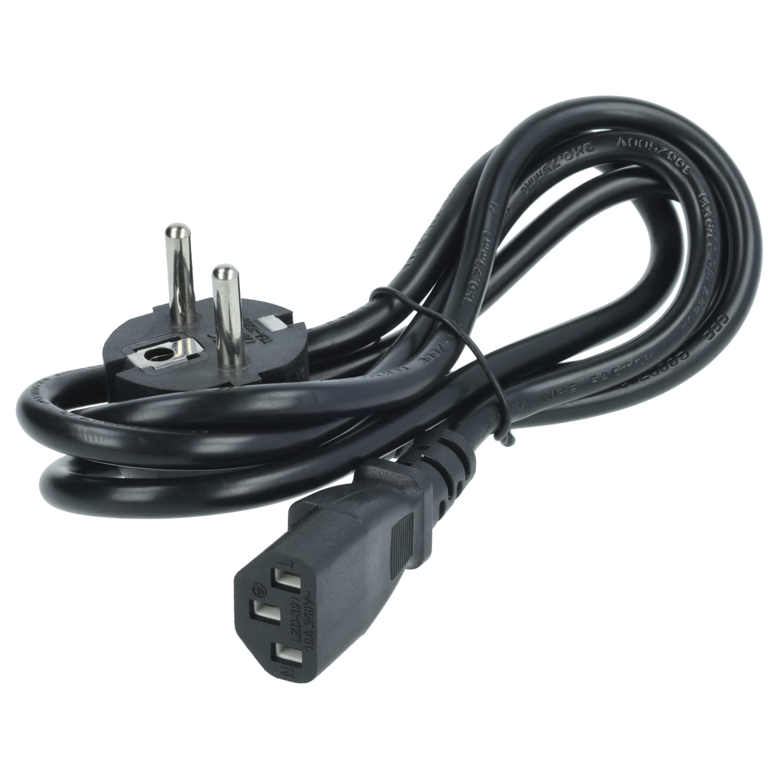 vhbw Cargador 6 Compartimentos Compatible con Kenwood KNB-45, KNB-45L baterías de Radio - Estación de Carga + Cable Corriente, 9-12 V, 6 A