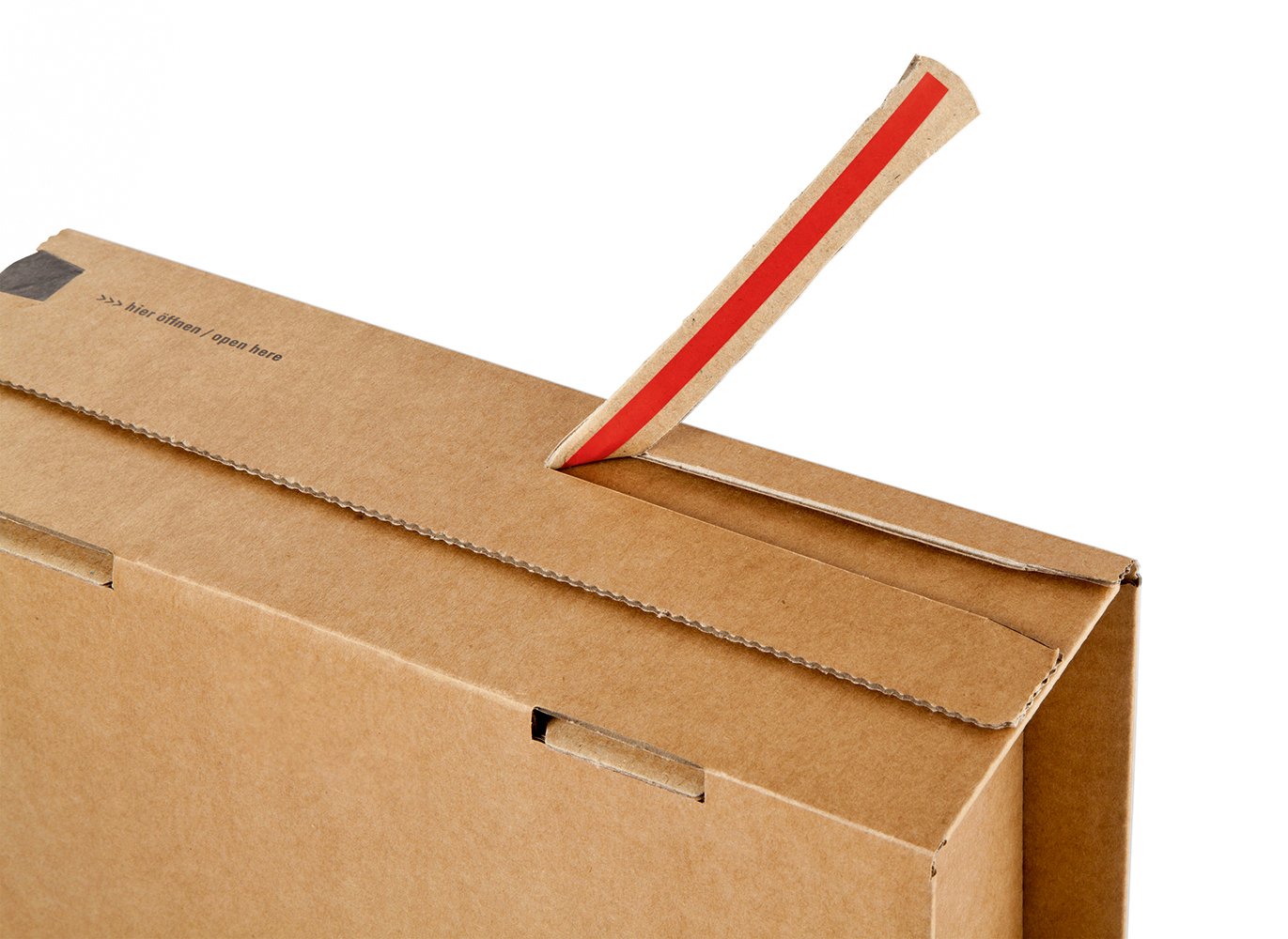 ColomPac CP067.07 ColomPac CP067.07 Paket Versandkarton aus Wellpappe 460x310x160mm PK10 mit Selbstklebeverschluss, Aufreissfaden und umlaufenden Kantenschutz Rationelles Handling und schnelles Aufrichten braun