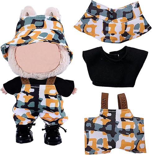 3 Pics 15-17 cm Doll Clothes Set for Boys and Girls Stylish Adorable Dolls Clothes Dolls Outfit Fashion Suitable Accessories(Clothe only)