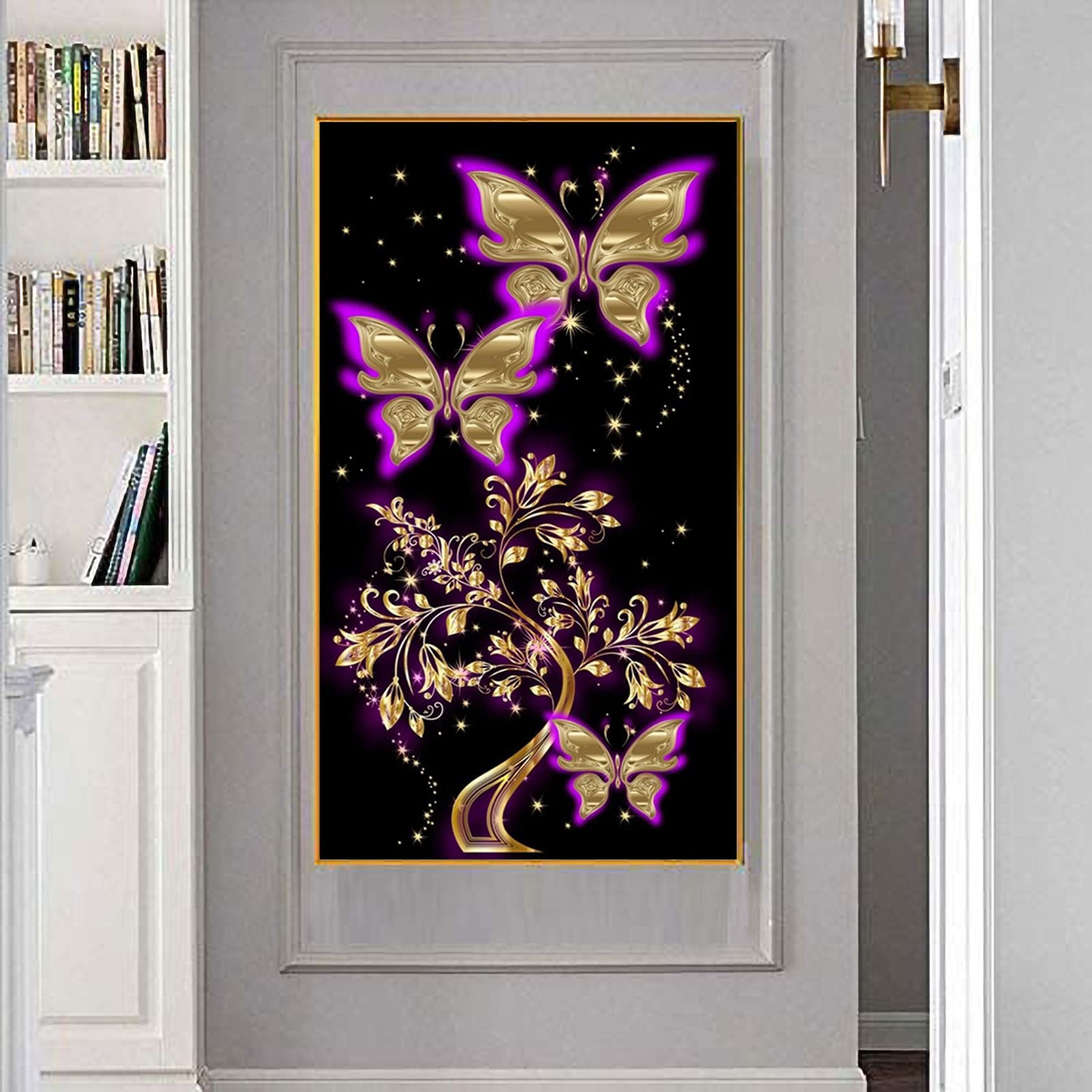 Diamant Malerei Kit Schmetterling – 5D Diamond Painting, 30x40 Cm, Für Erwachsene & Kinder