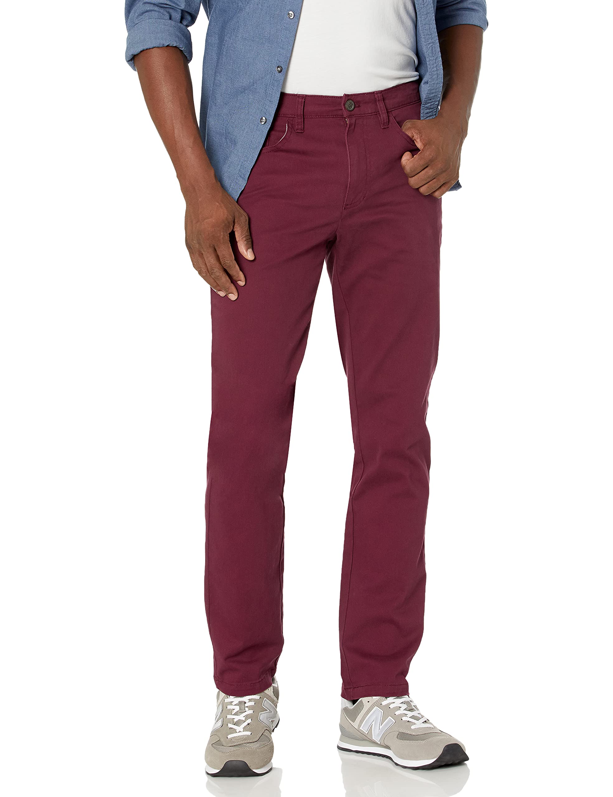 Amazon Essentials Men's Skinny-Fit 5-Pocket Stretch Twill Chino Pants (Previously Goodthreads) — view 9