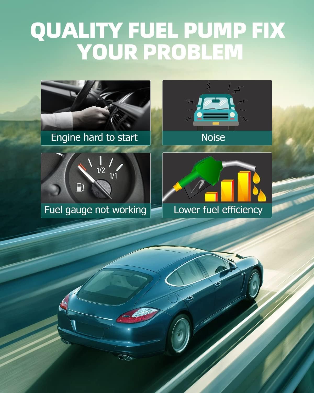 SCITOO High Pressure Fuel Pump for 2005-2009 for Audi A4 Quattro 3.2L,2006-2009 for Audi A6 3.2L,2009 for Audi A6 Quattro 3.0L,2005-2008 for Audi A6 Quattro 3.2L