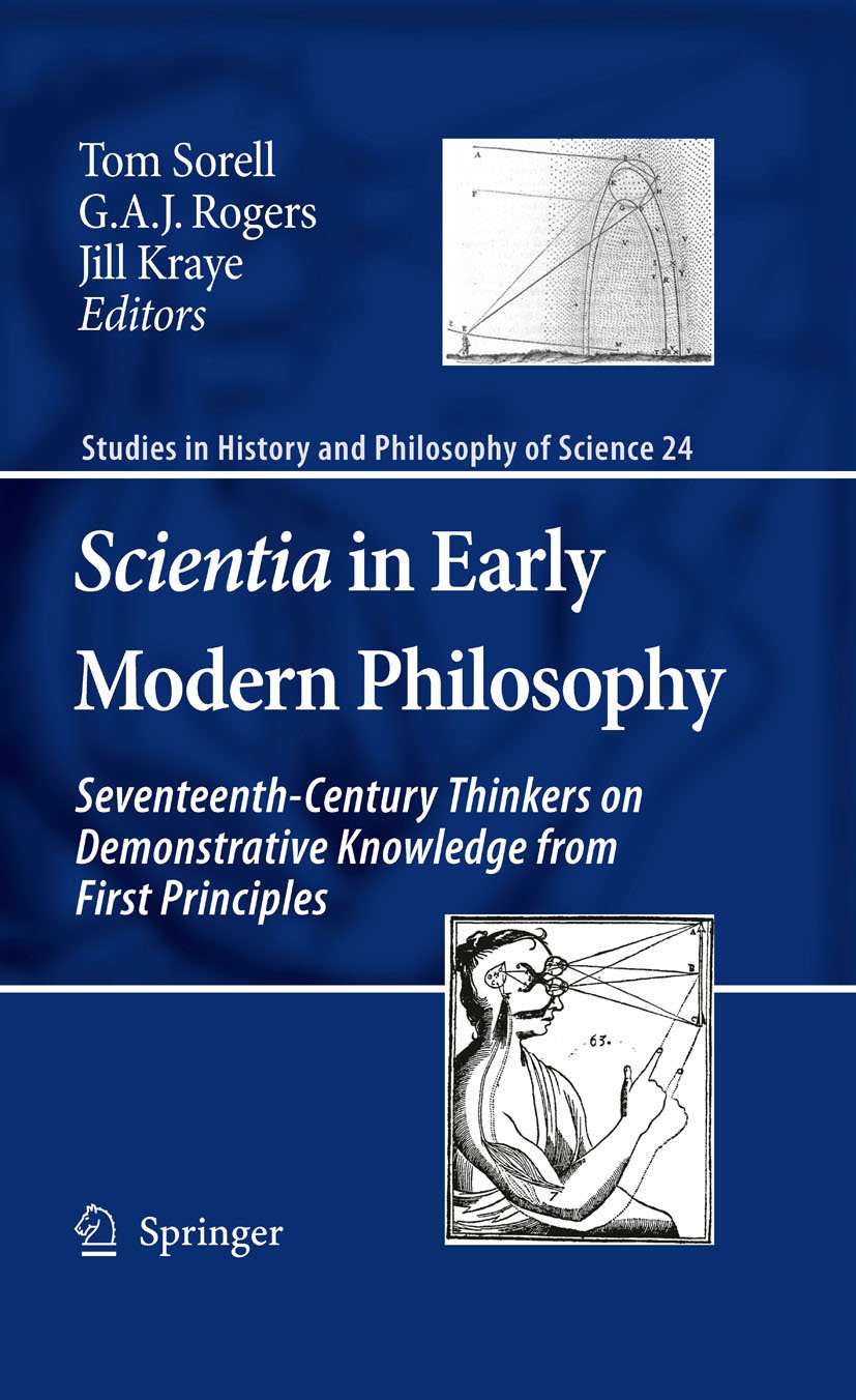 Scientia in Early Modern Philosophy ouvrage académique de référence en anglais