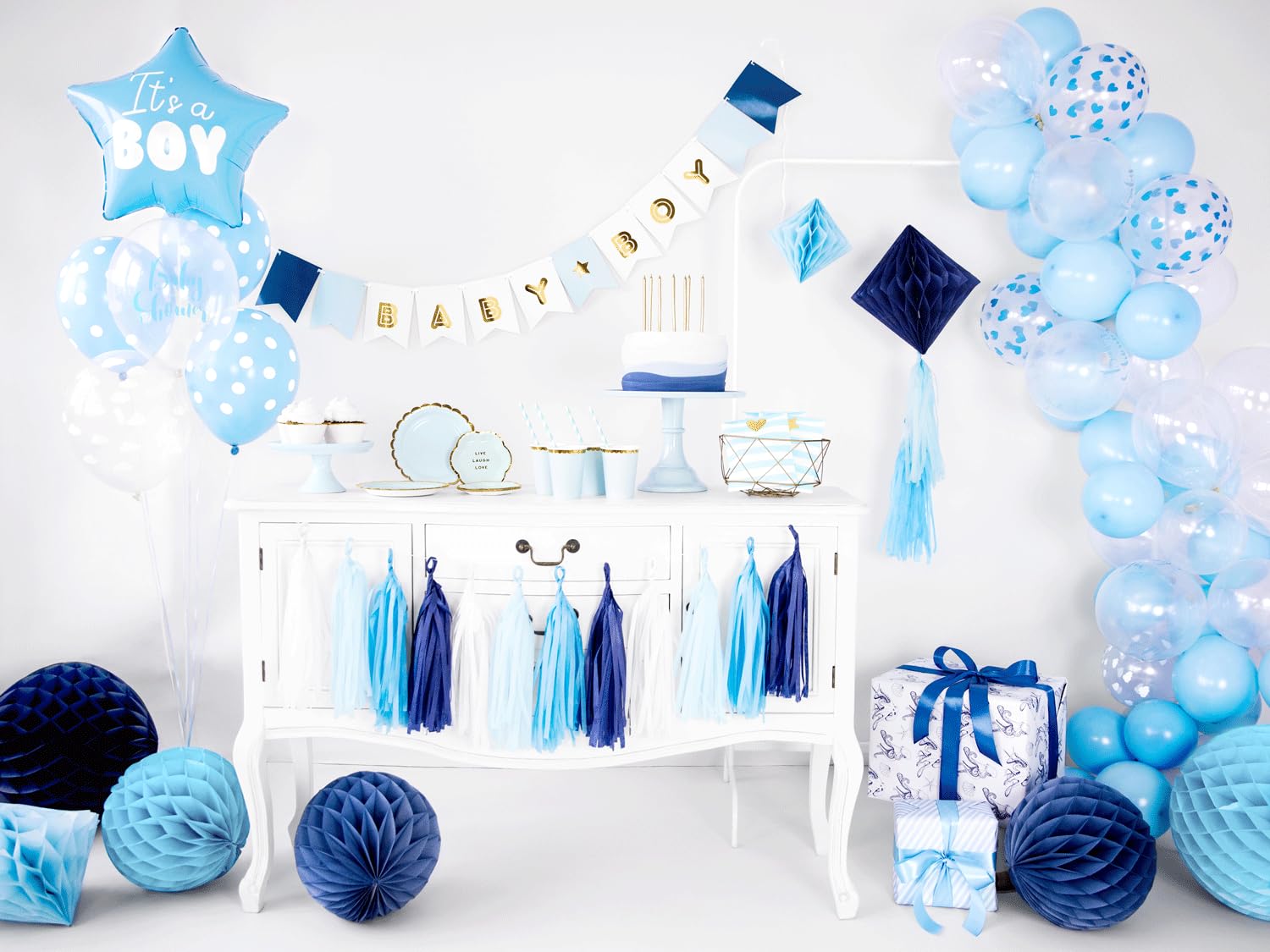 Babyshower Meisje Ballonnen - 30cm - 8 stuks - Zorg voor Party online