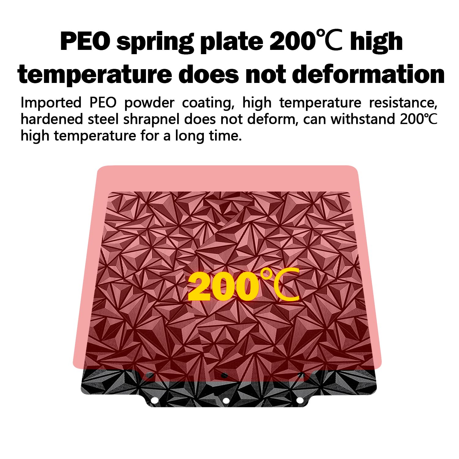 3D Printer AD5X/AD5M Build Plate Double Sided Smooth Surface H1H and Smooth PEO Sheet for FLASHFORGE Adventurer 5M Pro, Flexible Removable Spring Steel Plate Heated Bed Mat