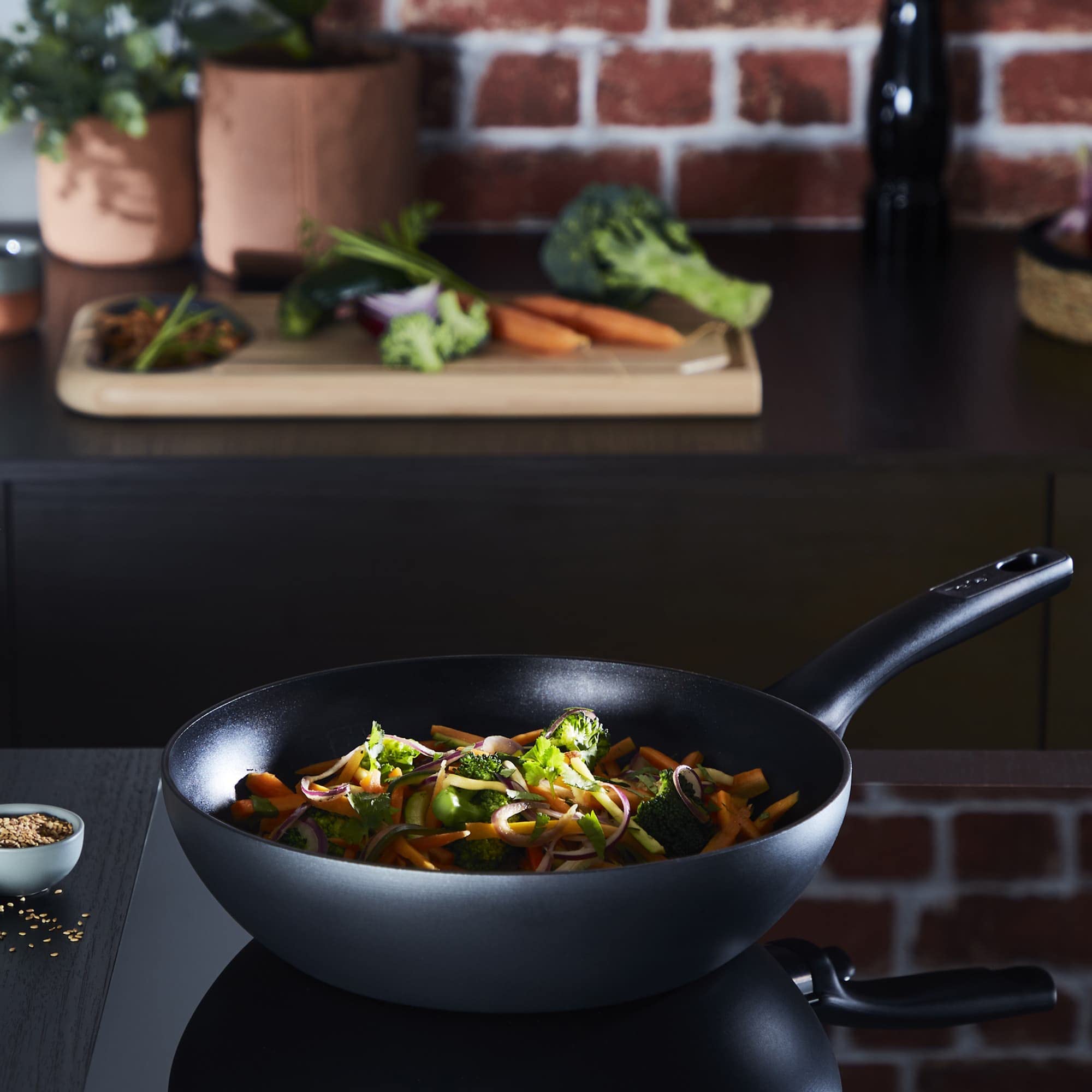 Tefal Ultimate Wok, antihaftbeschichtet, 28 cm
