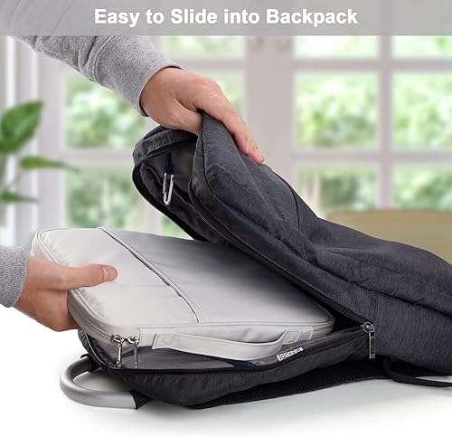 Miniatura 6 de Funda organizadora de viaje para iPad de 11 pulgadas, bolsa acolchada para iPad Pro de 11 pulgadas (M4), iPad 10.9 (10. generación), iPad Air de 11