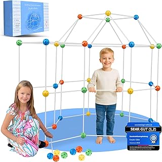 Kreativ Käfer Construction Toy DIY Cave Building Children's Set Construction Toy Cave Building Set Creative Fort Ceiling Bude Plug-In Building Kit Plug-In Game Outdoor Indoor Garden