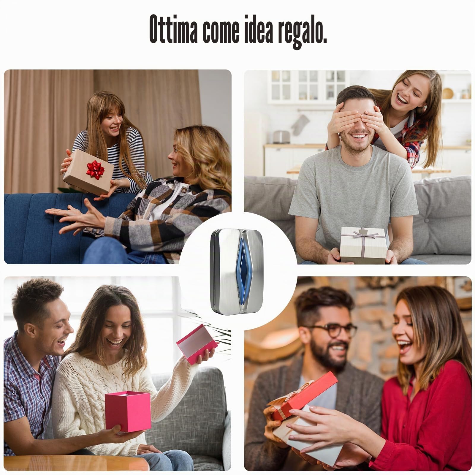 Fidget Slider Card, metallo Fidget Toy, Giocattolo Magnetico con Montagna Cava, Anti-stress per ADHD, Disturbi D'ansia, Migliora la Concentrazione, Ideale per Impiegati in Ufficio