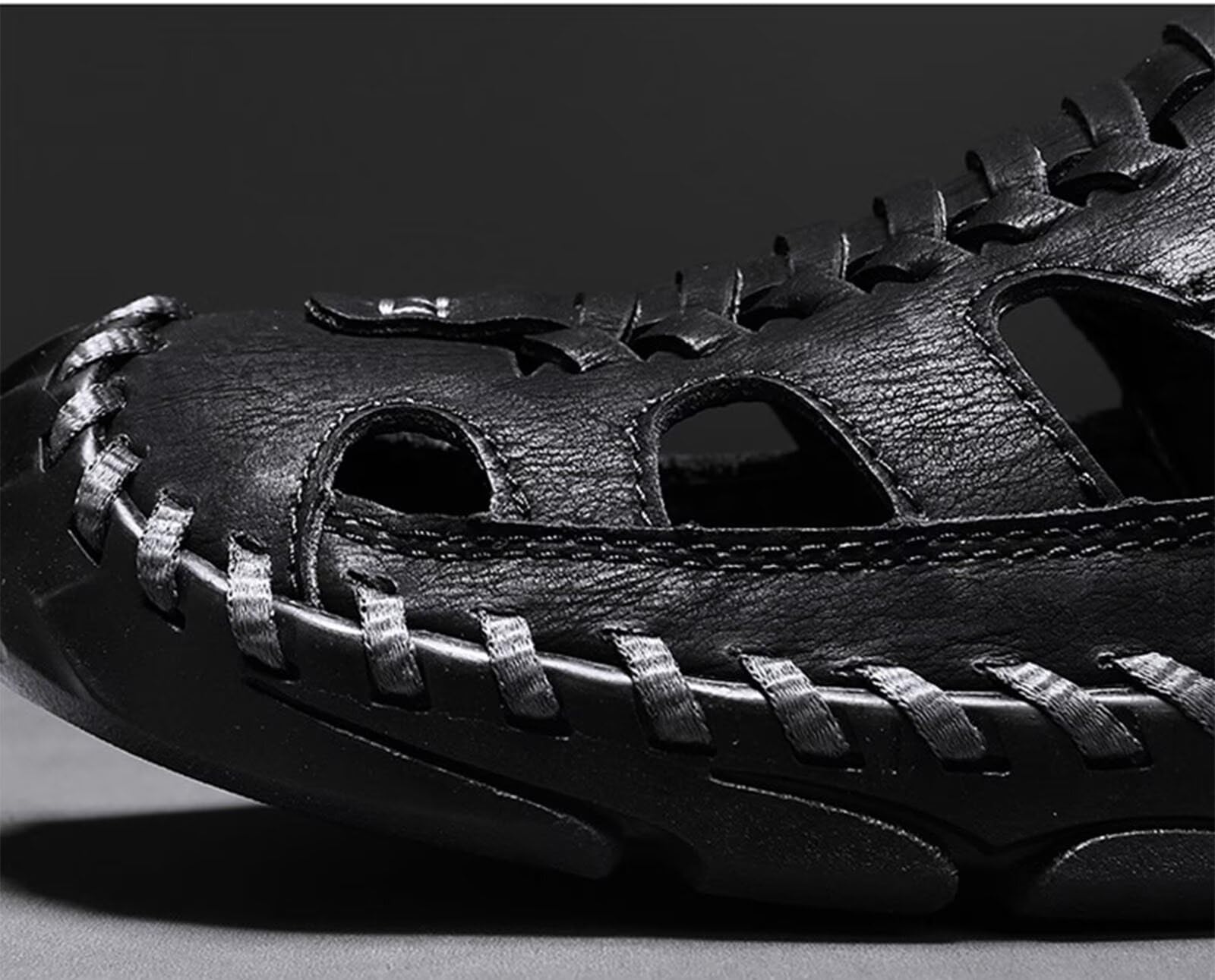 Rivccku Sandalias Deportivas Hombre Verano Sandalia de Senderismo Exterior Antideslizantes Casual Trekking