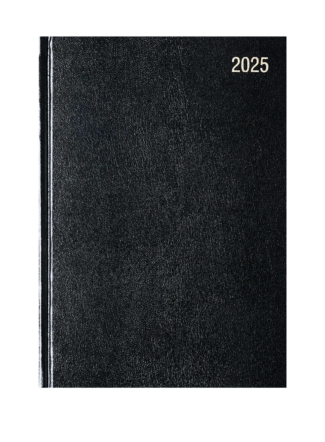 Top Sale Agenda anual 2025, tamaño A4, 2 páginas por día, tapa dura, color negro