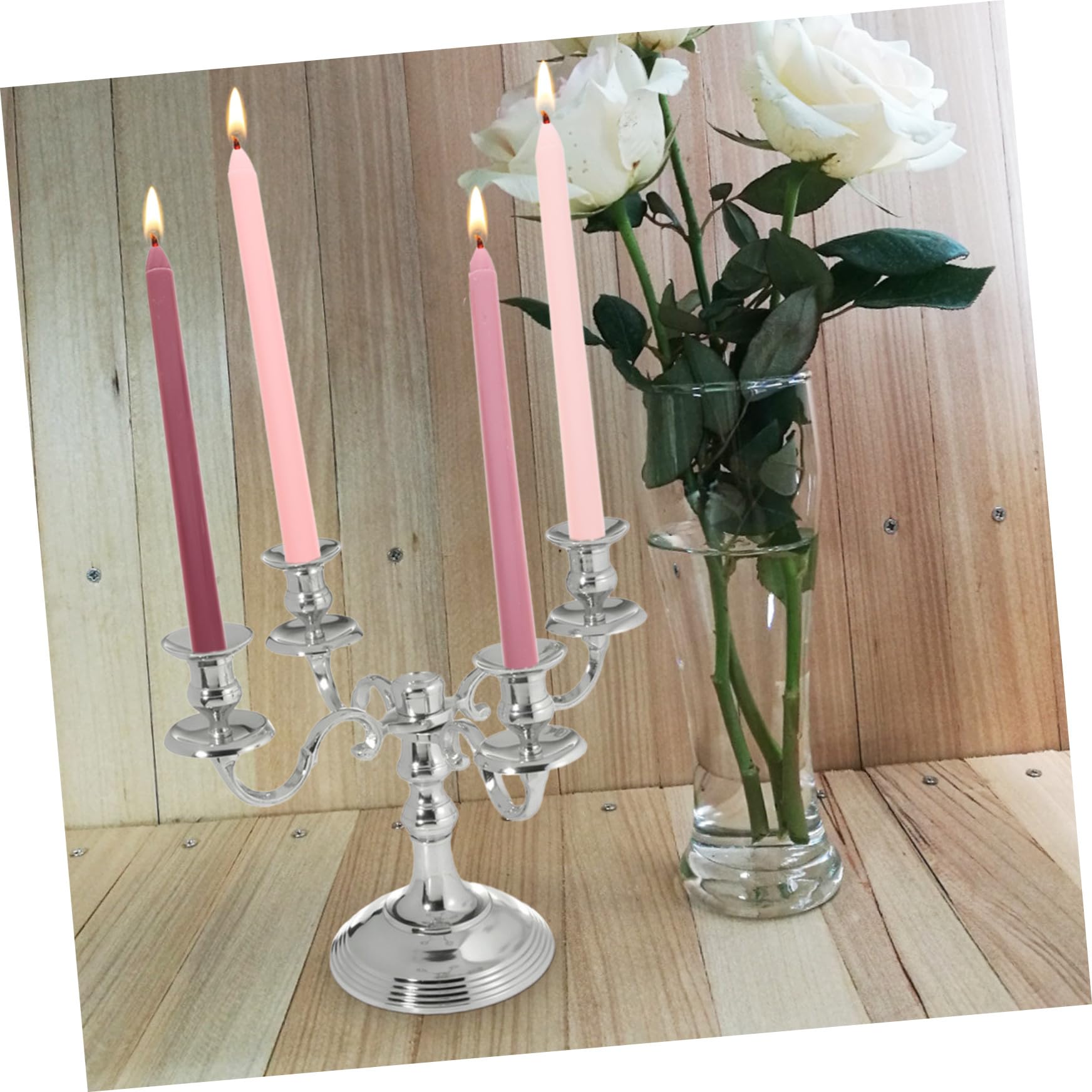 STOBAZA 4stücke Duftkerzen Mit Langem Stab Rauchfrei Romantisches Design Für Hochzeiten Und Partys Trendigen Pastellfarben Und Rosenduft Geschenkidee Für Festliche Anlässe