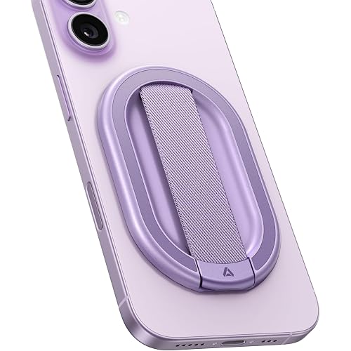 andobil [2026 Woven Comfort] Magnetic Phone Grip for MagSafe w/Finger Strap