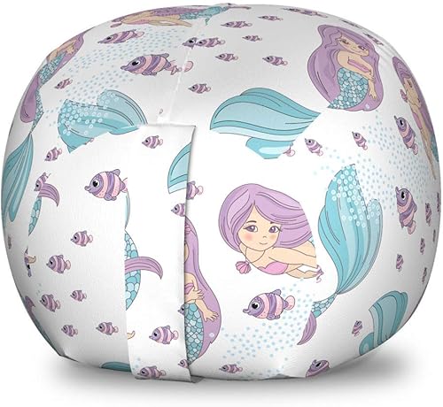 Miniatura 126 de Ambesonne Silla de almacenamiento de juguetes de galaxia, arte espacial de la galaxia, planetas del sistema solar, planetas, mercurio, urano,