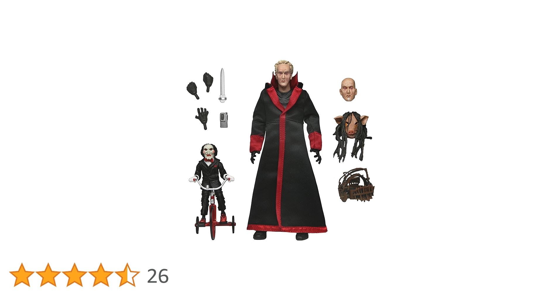 ジグソウ・キラー ブラックローブver. アルティメット アクションフィギュア Amazon.co.jp: NECA コレクタブルソー (フランチャイズ