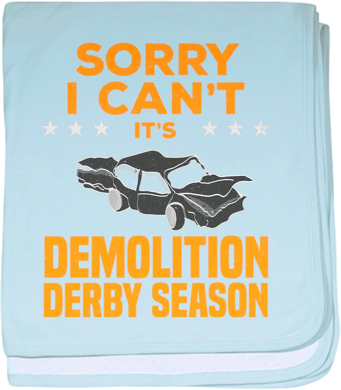 CafePress Demolition Derby Season Car Crashing Baby Blanket, Super Soft Newborn Swaddle