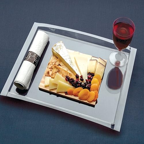 Miniatura 6 de Party Essentials Party Supplies - Juego de cubiertos envueltos desechables, servilletas y cubiertos preenrollados, tenedorescuchillos plateados, 50