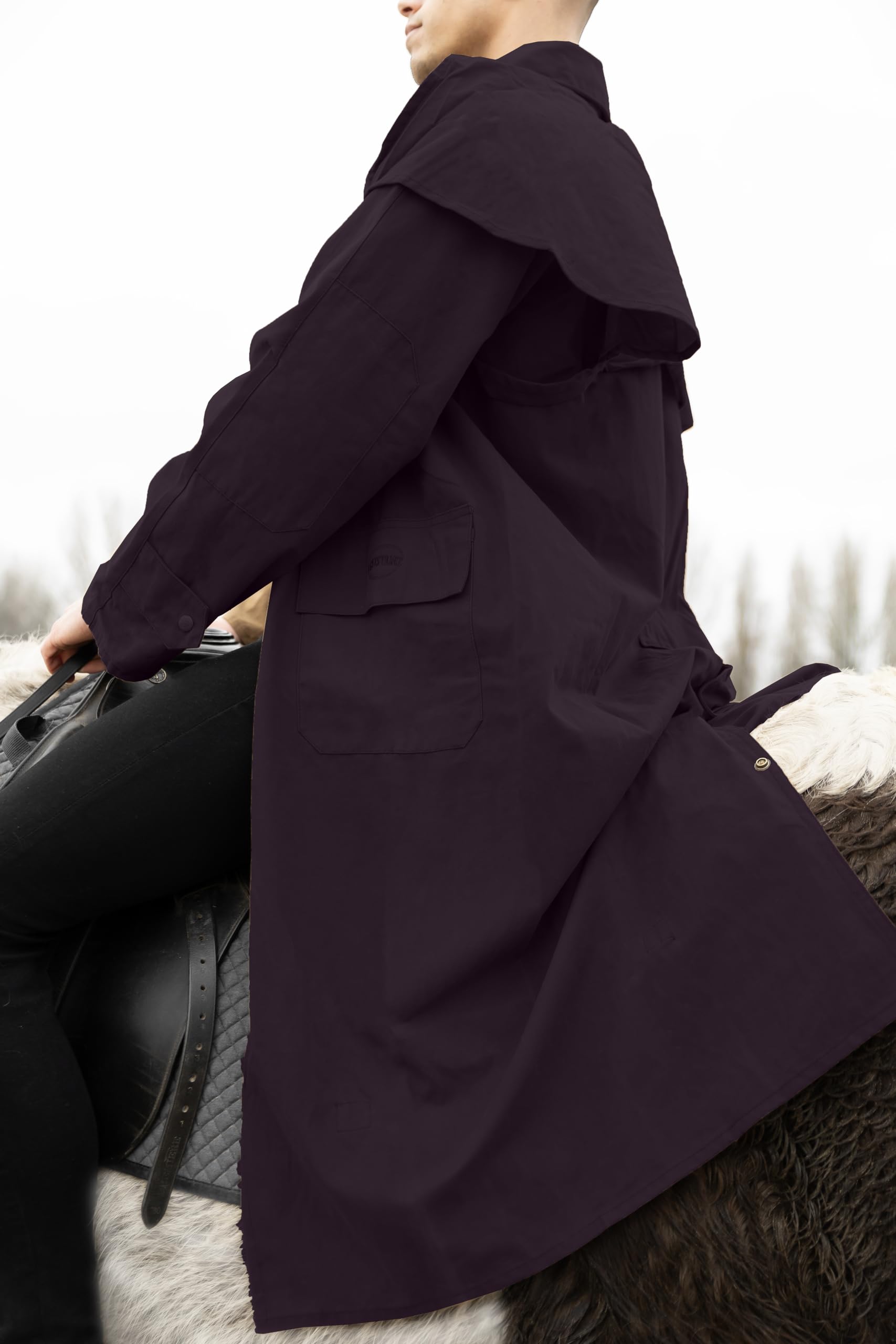 RESISTANCE Unisex Oilskin Duster Coat Mantel (0er Pack)